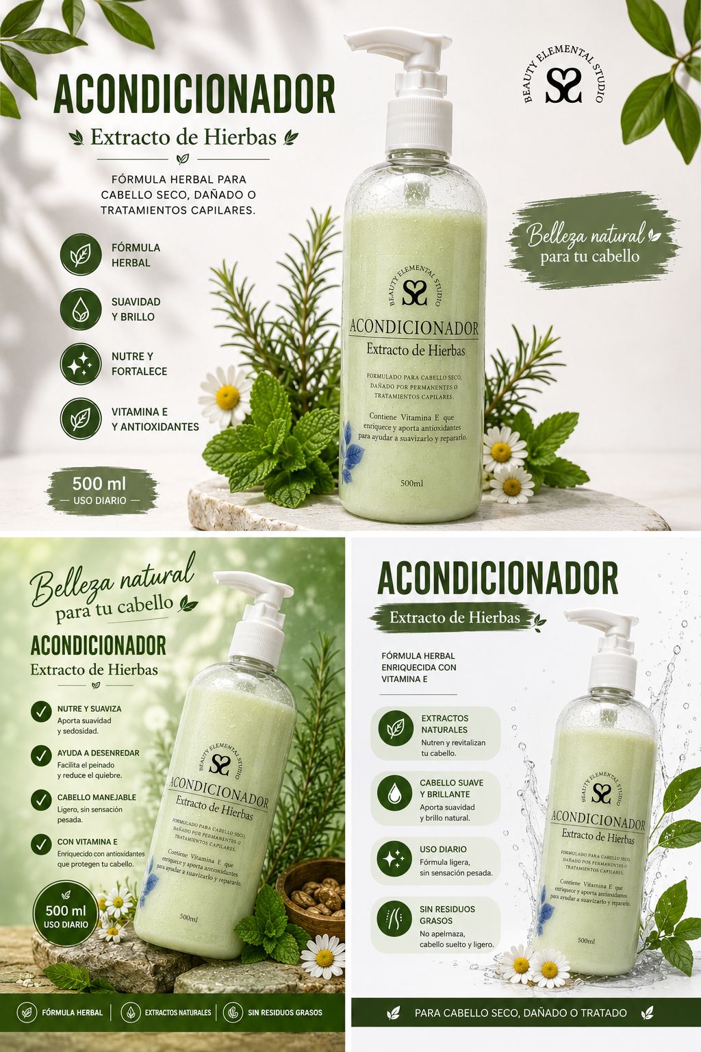 Acondicionador Extracto de Hierbas 500 ML