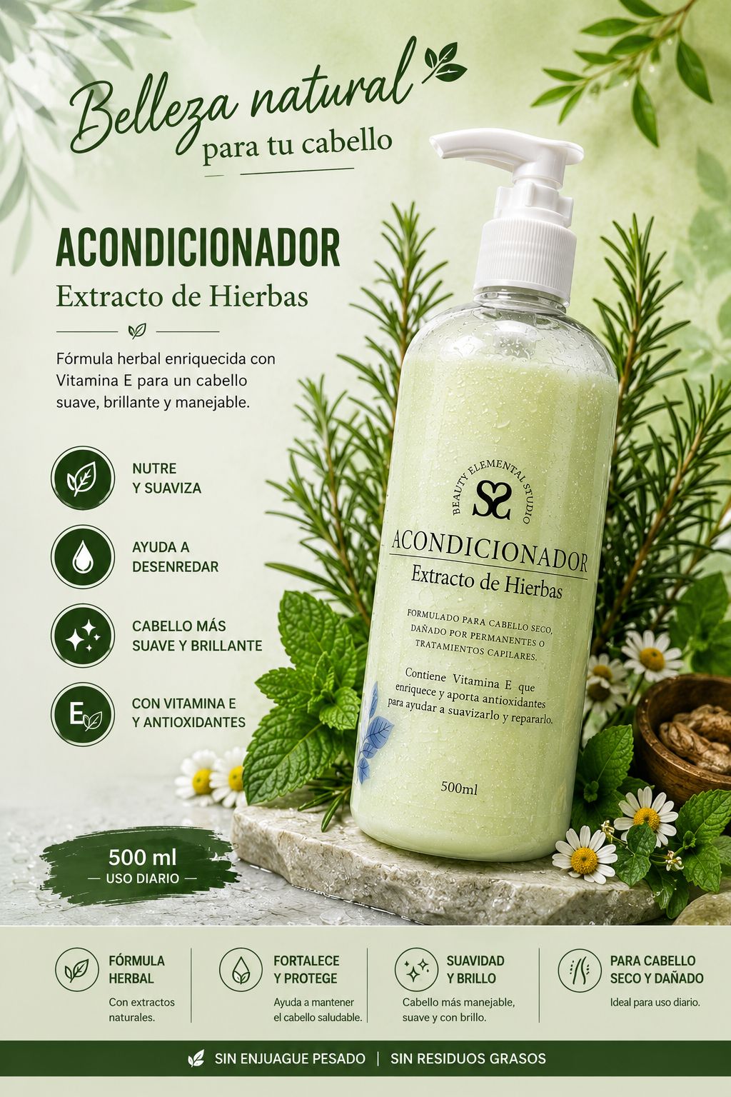 Acondicionador Extracto de Hierbas 500 ML