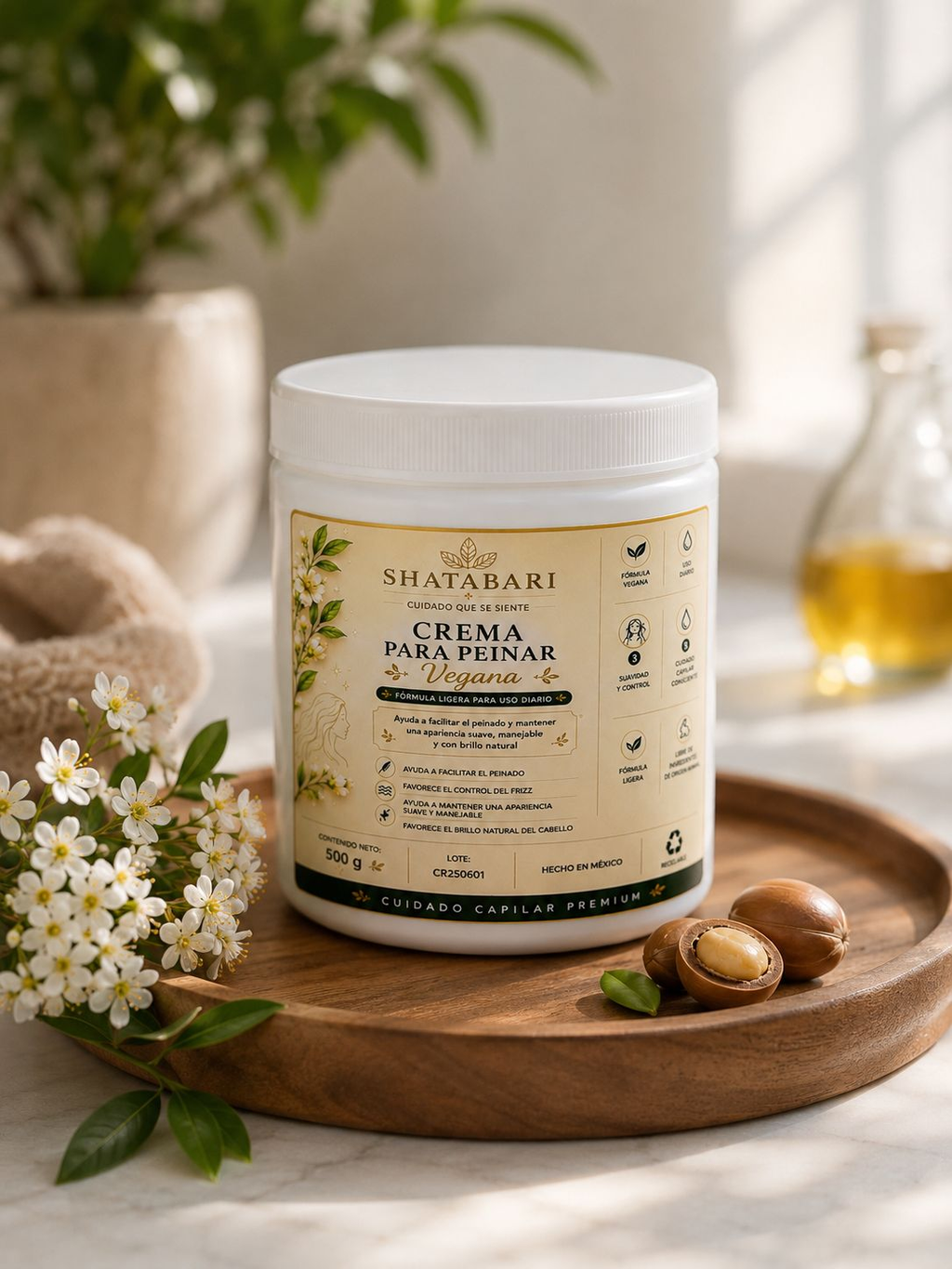 Crema para Peinar Vegana - Todo Tipo de Cabello