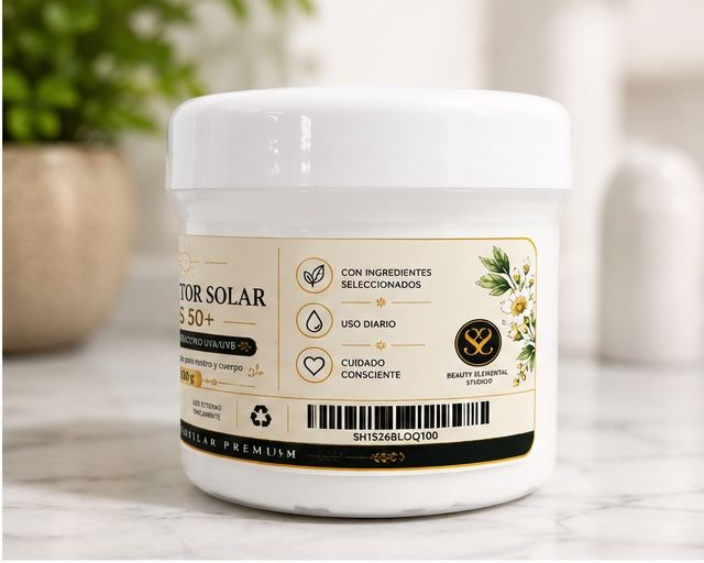 Protector Solar FPS 50+ - Amplio Espectro UVA/UVB 100 GR